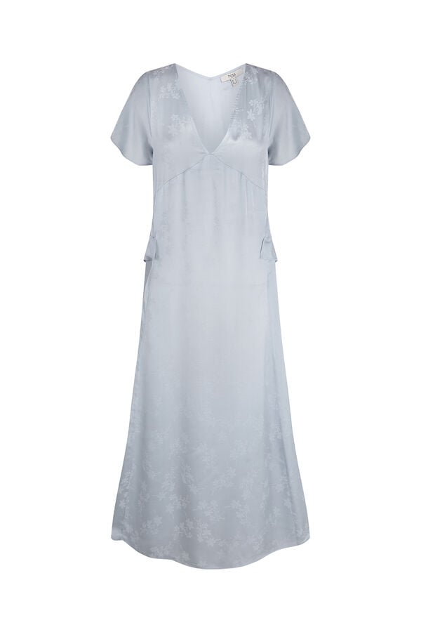 Hoss Intropia Alesha. Vestido jacquard Azul