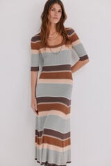 Hoss Intropia Aria. Vestido de malha Multicolorido
