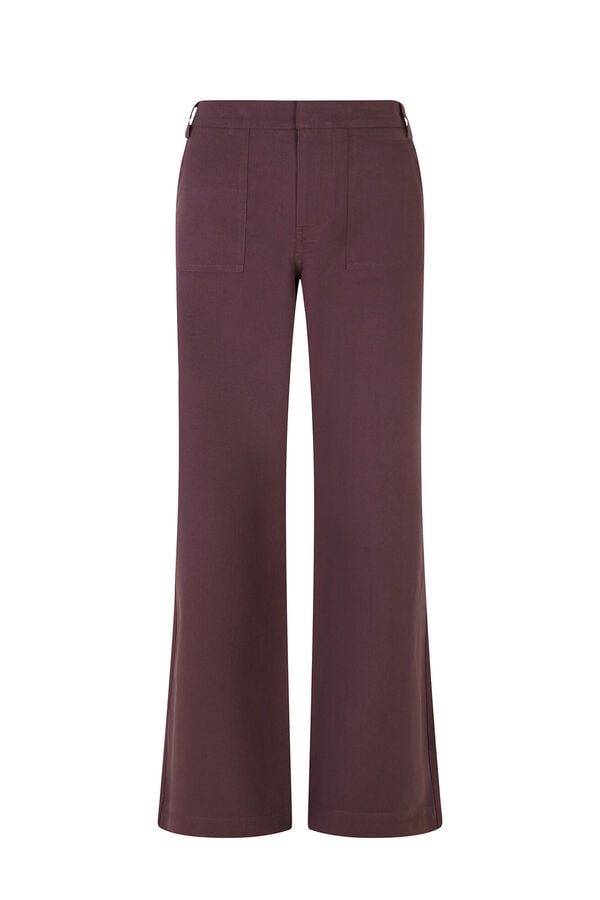 Hoss Intropia Palmira. Cal&ccedil;a de corte reto Roxo