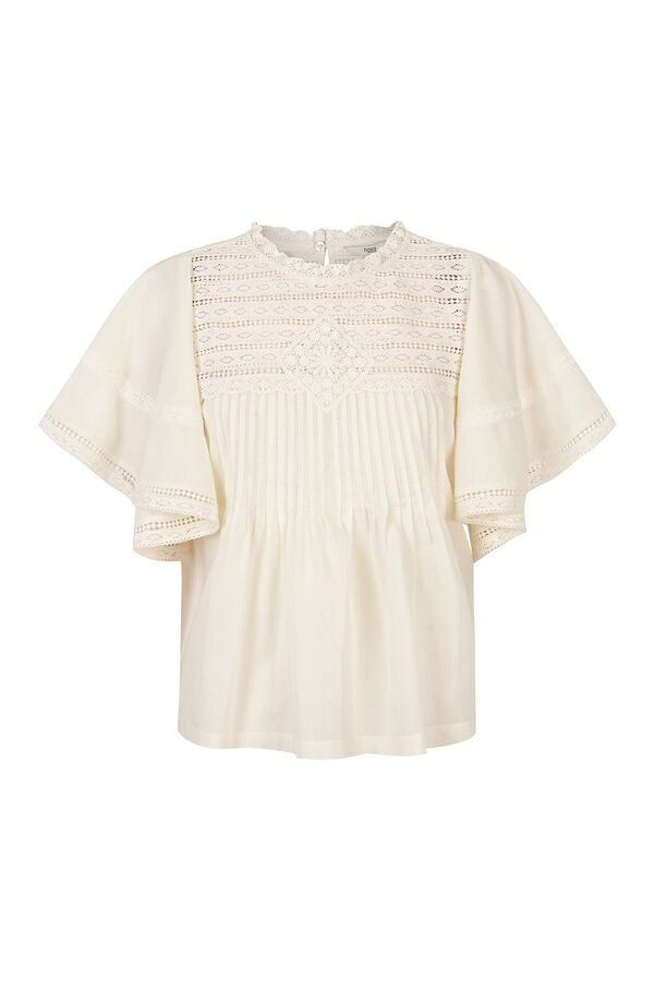 Hoss Intropia Mafalda. T-shirt decote redondo Beige