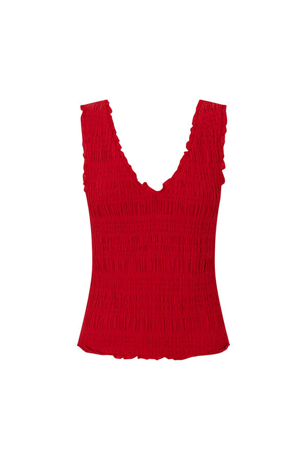 Hoss Intropia Mercedes. T-shirt franzida Vermelho