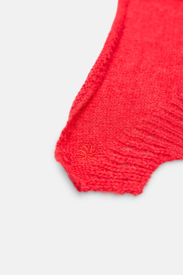 Hoss Intropia Lily. Xaile de malha com ondas Vermelho