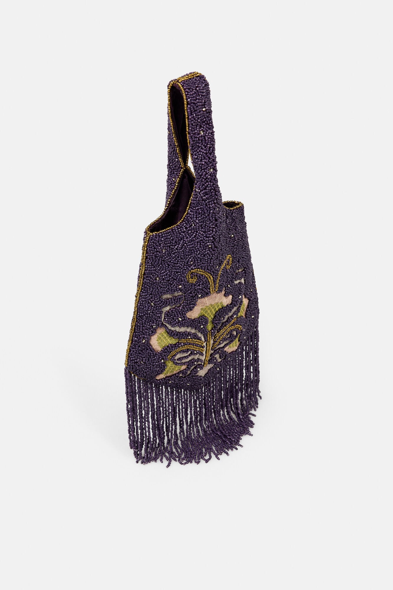 Hoss Intropia Nerea. Bolso Bordado con flecos