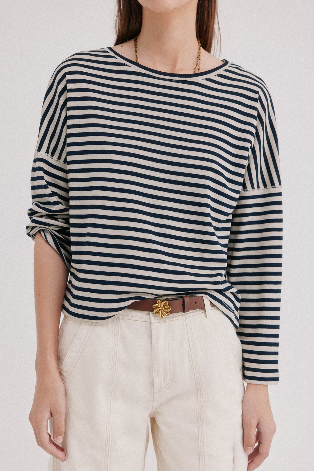 Hoss Intropia Malena. T-shirt riscas