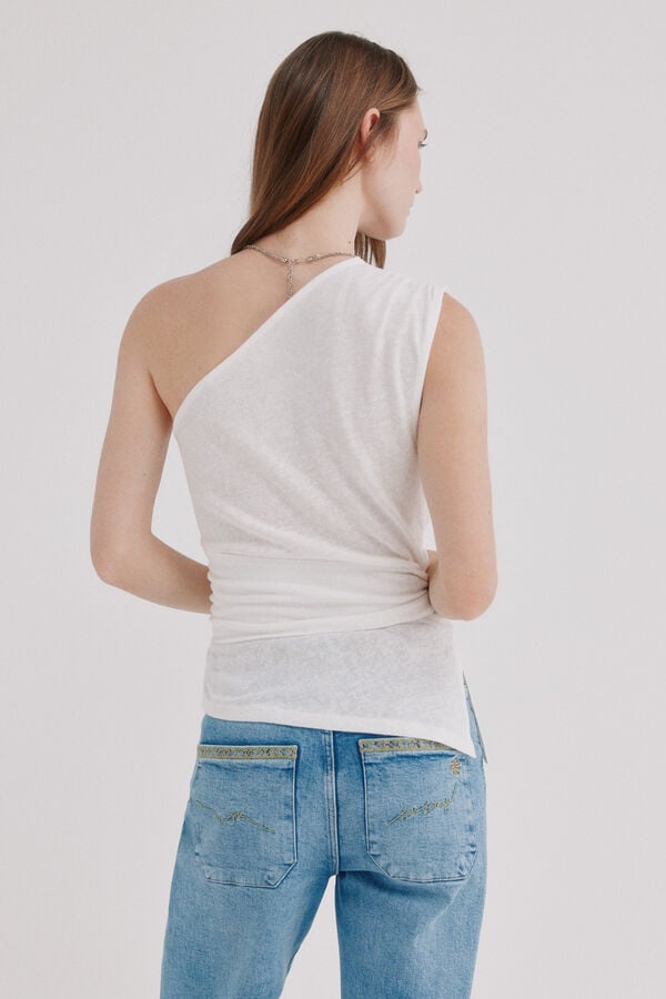 Hoss Intropia Marilo.Top assim&eacute;trico Beige
