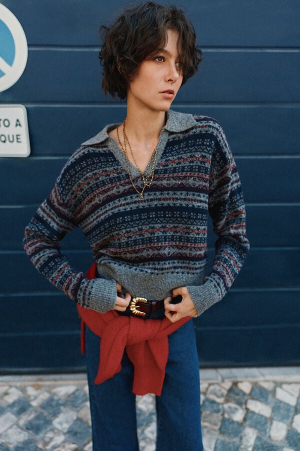 Hoss Intropia Irma. Jersey etnico Multicolor