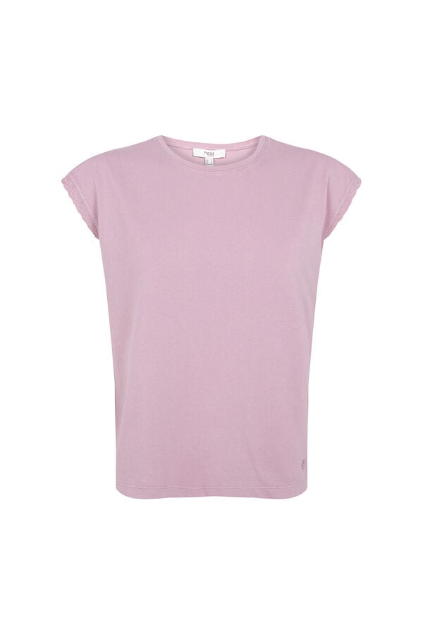 Hoss Intropia Momo. Camiseta lavada Lila