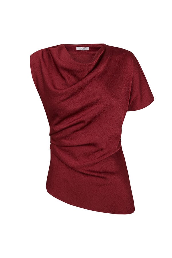 Hoss Intropia Carolyn. Blusa fluida acetinada Granada