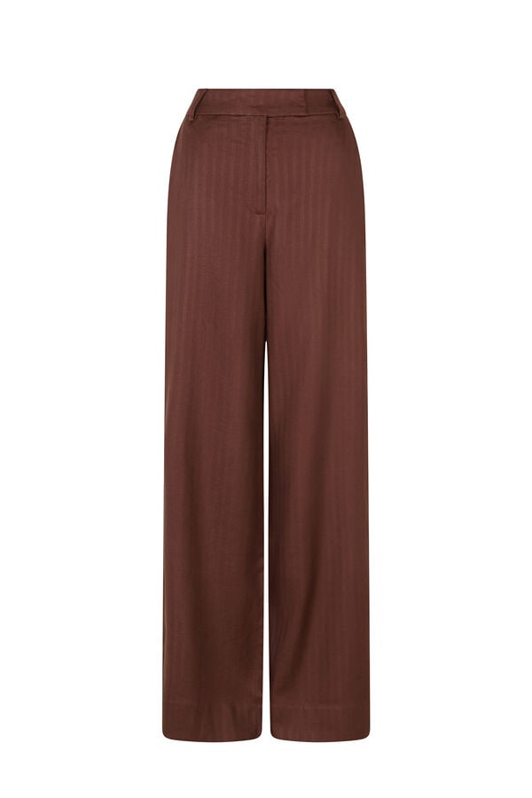 Hoss Intropia Pepa. Pantal&oacute;n corte recto Marron oscuro