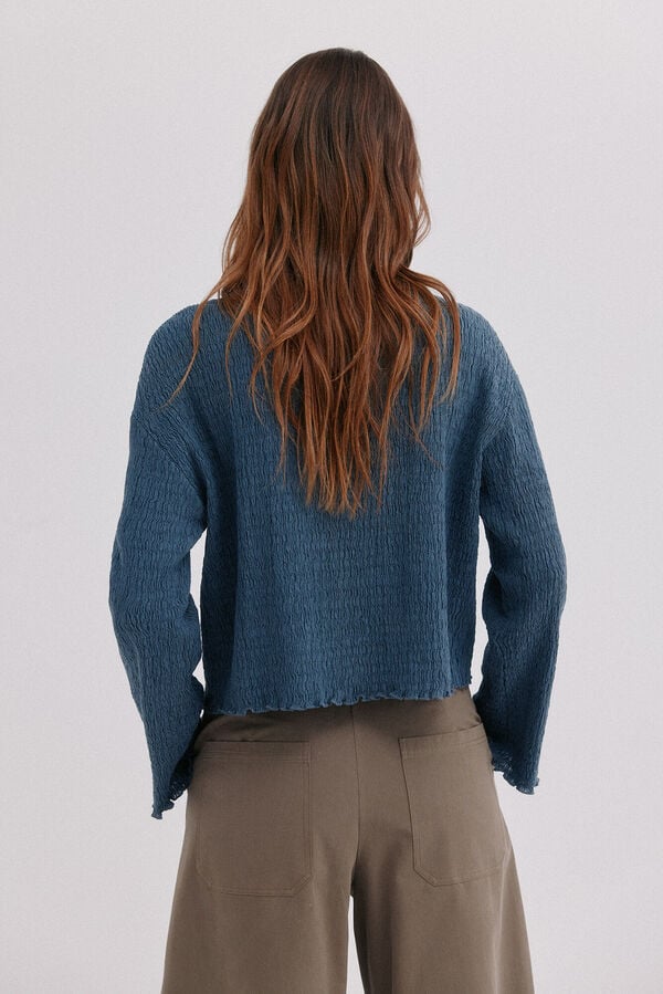 Hoss Intropia Maggie. Jersey calado Azul marino