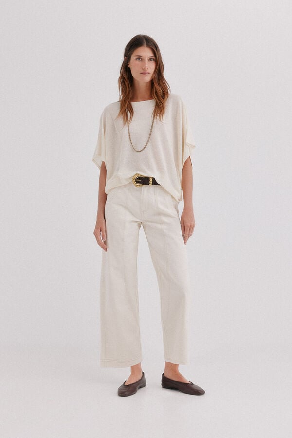 Hoss Intropia Indira. Pullover punto Beige