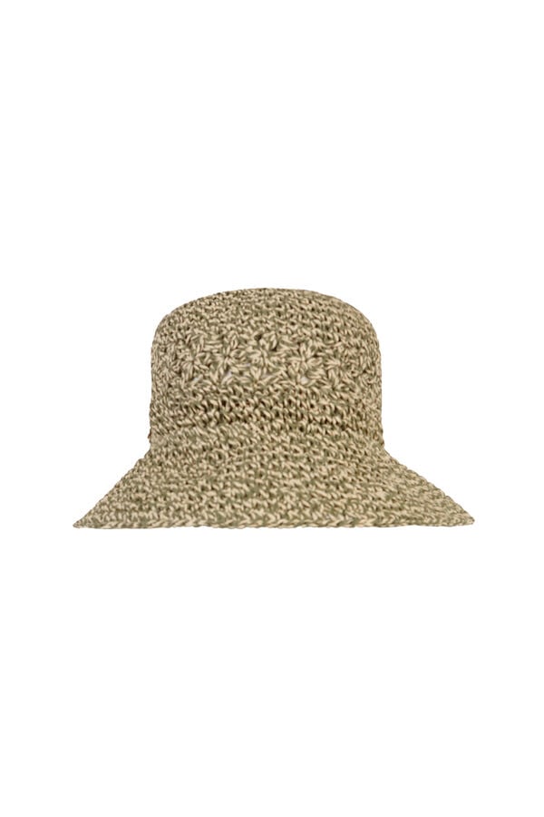 Hoss Intropia Larisa. chap&eacute;u bucket de r&aacute;fia Verde