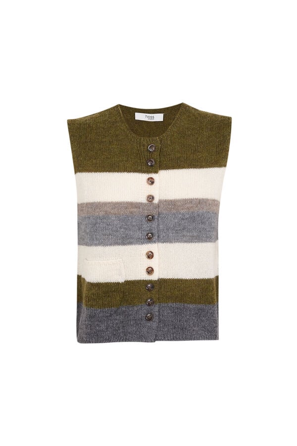 Hoss Intropia Isobel. Colete de riscas Multicolorido