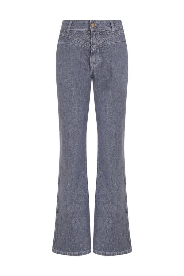 Hoss Intropia Bernice. Vaquero bootcut Azul