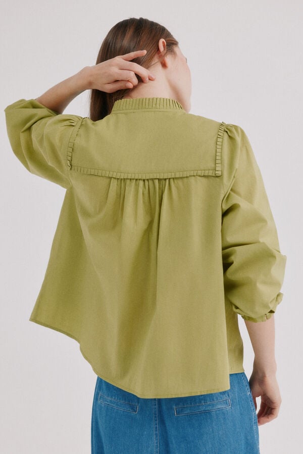 Hoss Intropia Cecile. Blusa manga comprida Verde