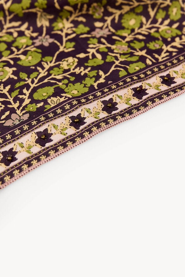 Hoss Intropia Laraine. Bandana algod&oacute;n estampada Multicolor