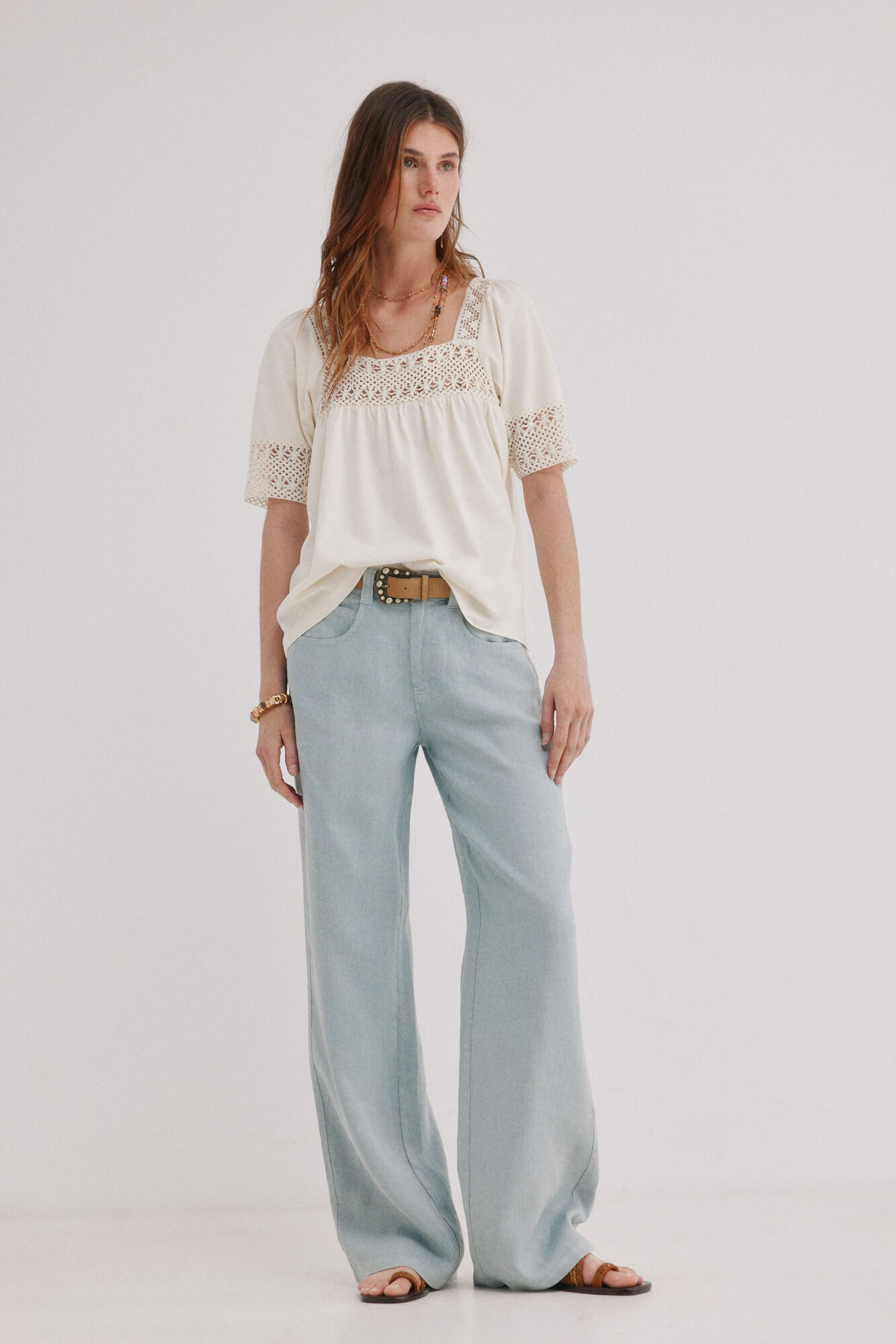Hoss Intropia Miranda. T-shirt rom&acirc;ntica
