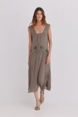 Hoss Intropia Arianne. Vestido fluido Gris