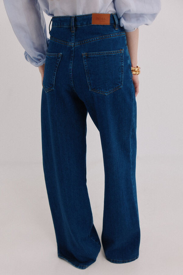 Hoss Intropia Bahiana. Vaqueros wideleg Azul marino