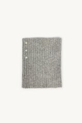 Hoss Intropia Liliana. Cuello de punto con botones Gris