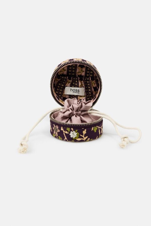 Hoss Intropia Leni. Joyero circular con print Multicolor