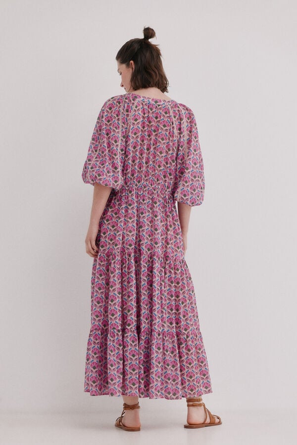 Hoss Intropia Allegra. Vestido floral Multicolorido
