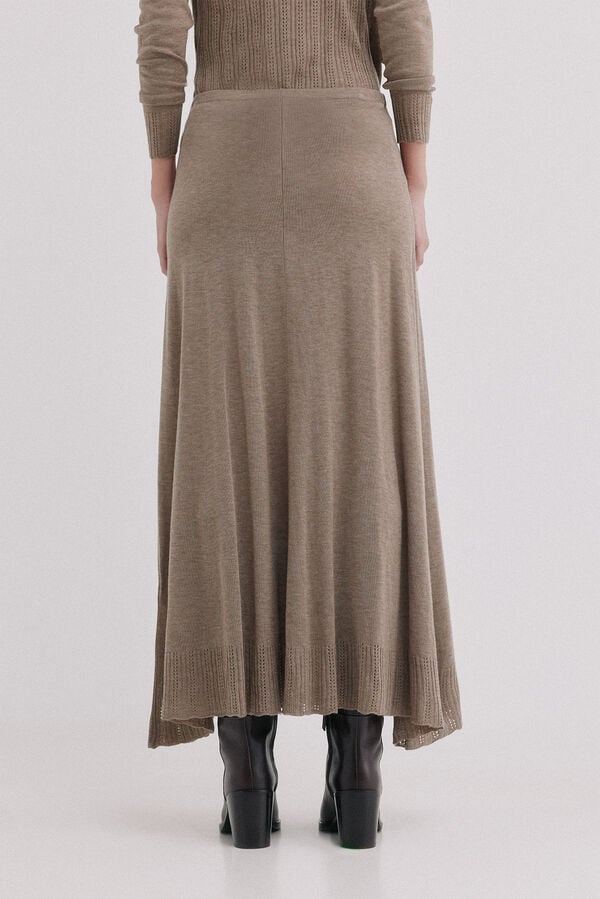 Hoss Intropia Rianna. Saia de malha Beige