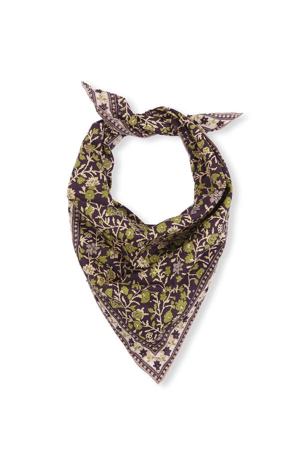 Hoss Intropia Laraine. Bandana algod&oacute;n estampada Multicolor
