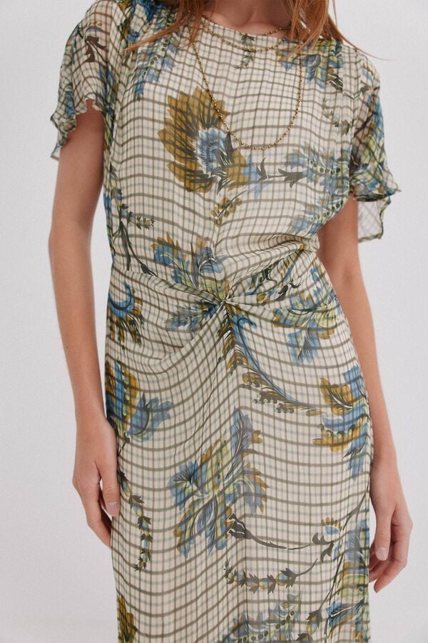 Hoss Intropia Aline. Vestido estampado Multicolorido