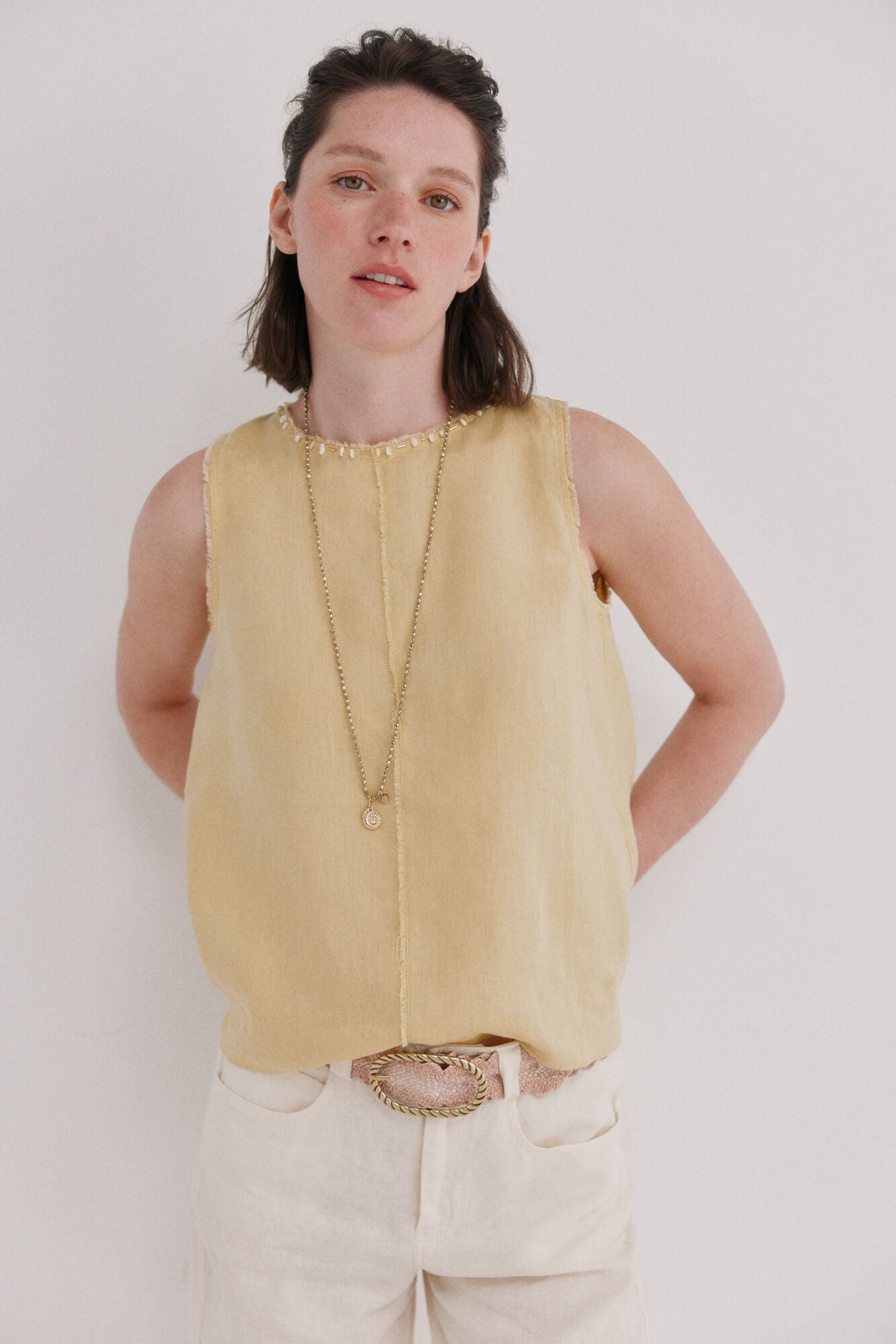 Hoss Intropia Celene. Top abalorios