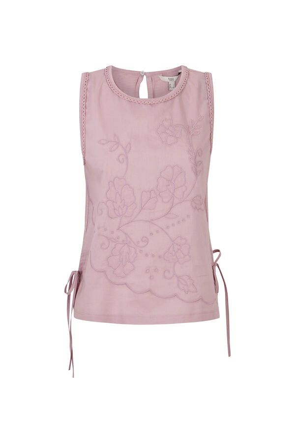 Hoss Intropia Marcela. Top bordado Roxo