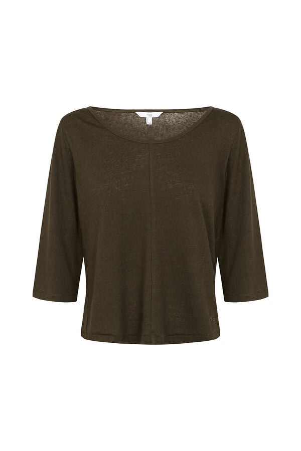 Hoss Intropia Mona. T-shirt gola redonda Verde