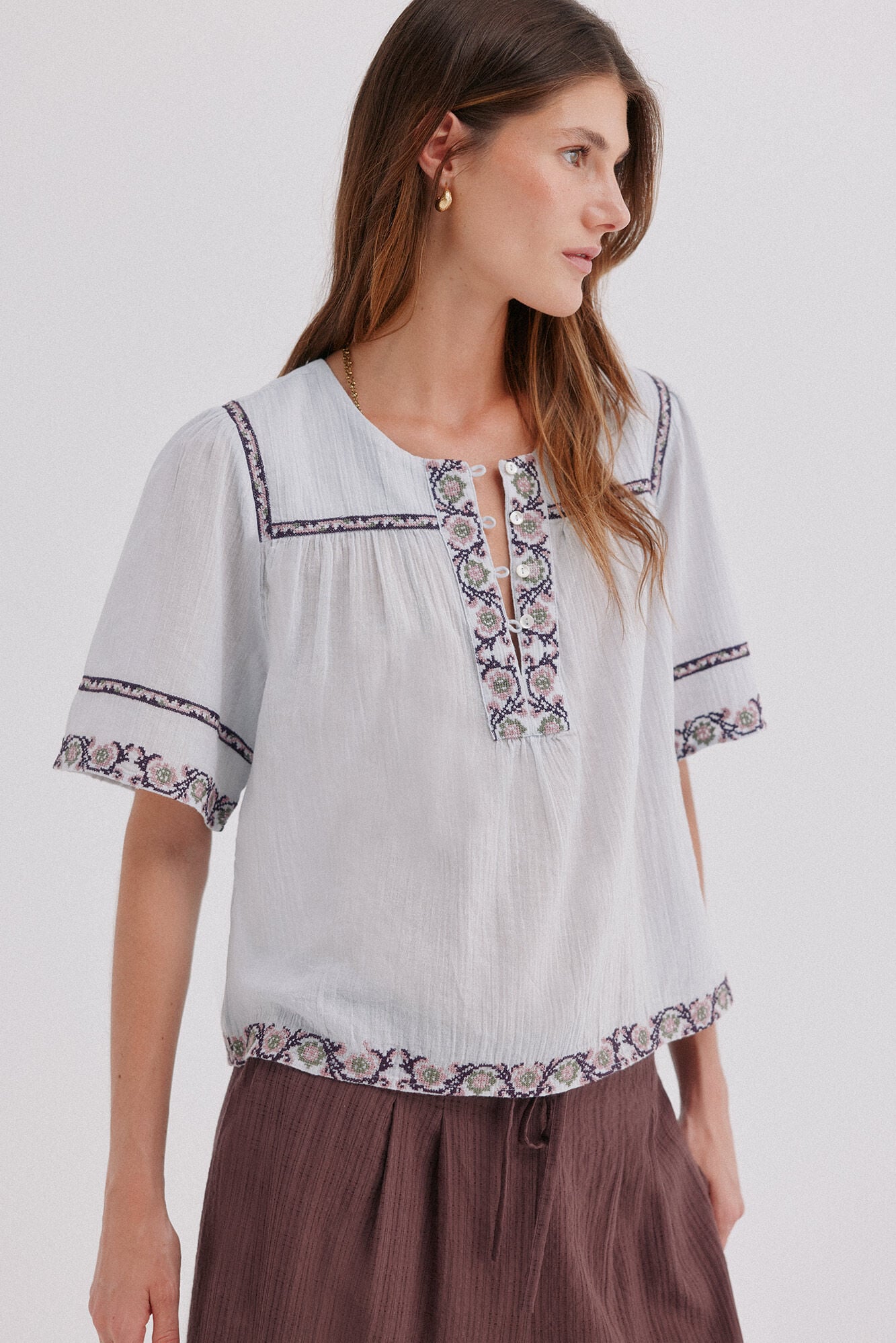 Hoss Intropia Cecile. Blusa flu&iacute;da
