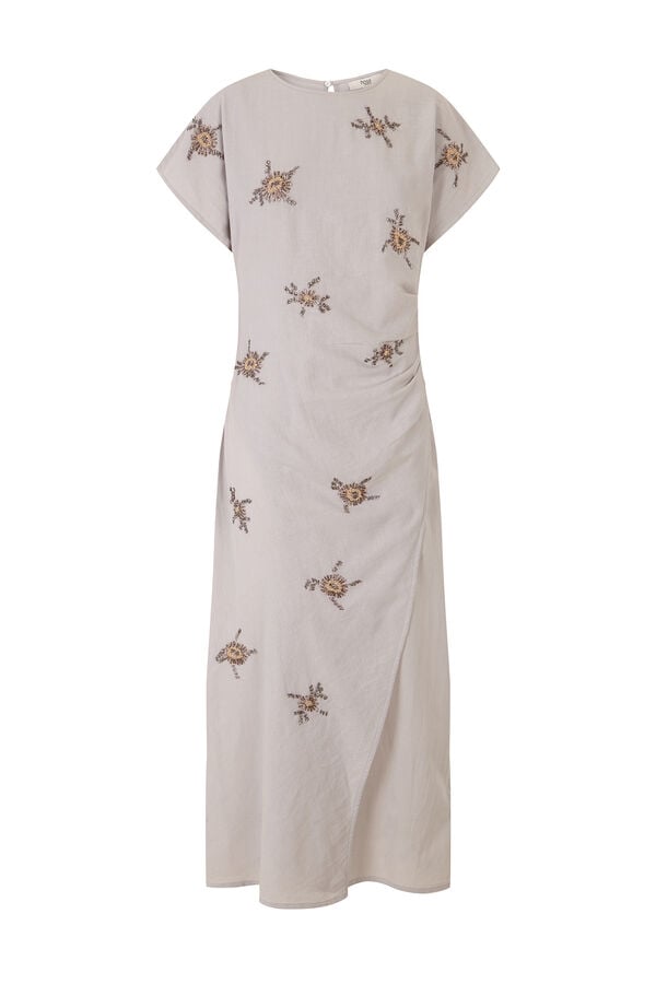 Hoss Intropia Aveline. Vestido abalorios Azul