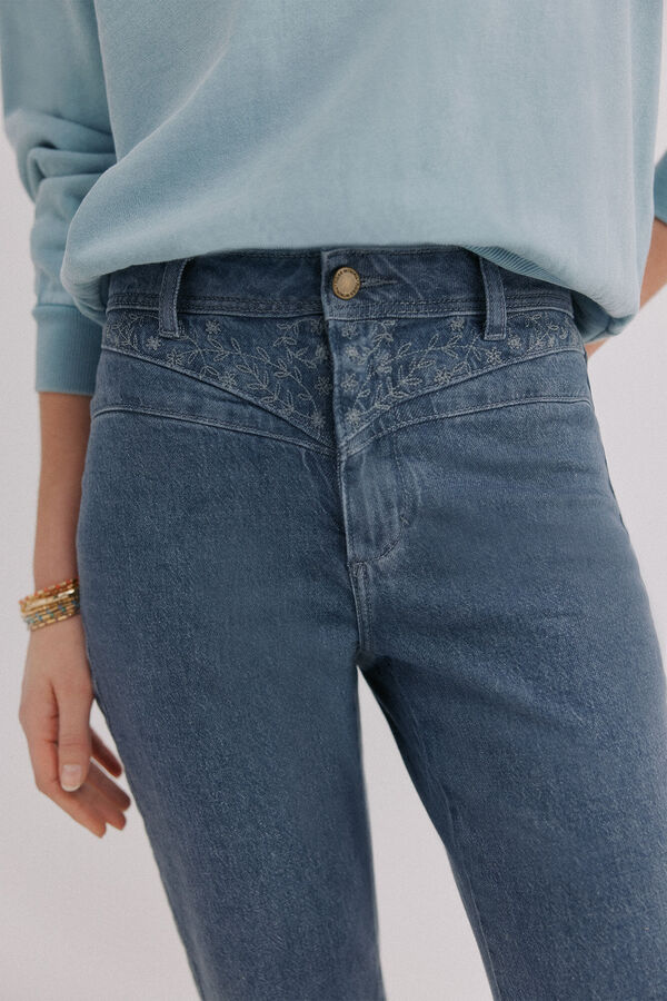 Hoss Intropia Bernice. Vaquero bootcut Azul