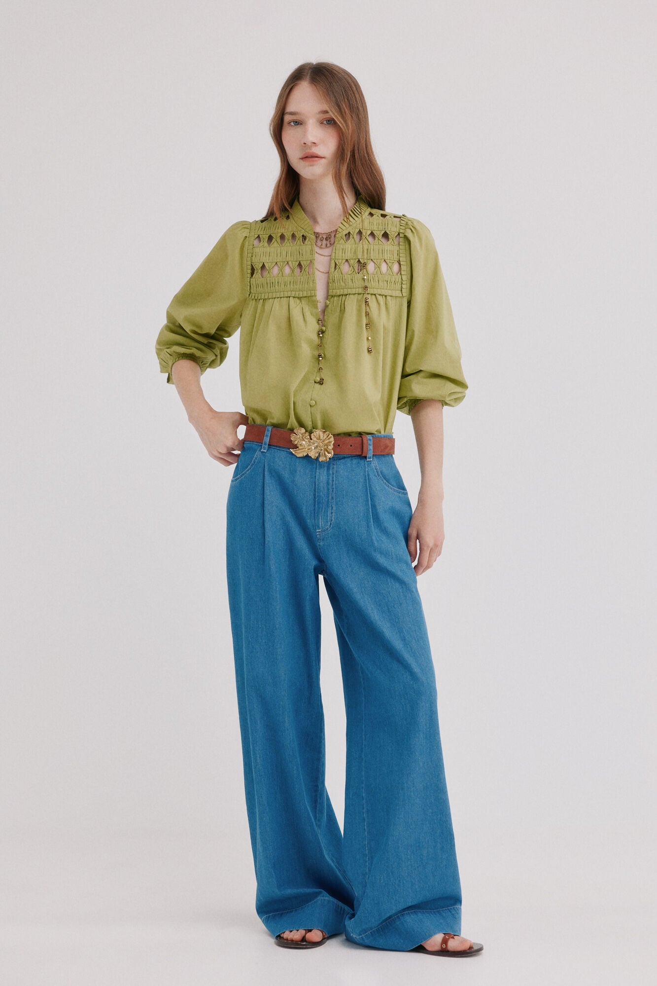 Hoss Intropia Bibiana. Jeans pernera ancha