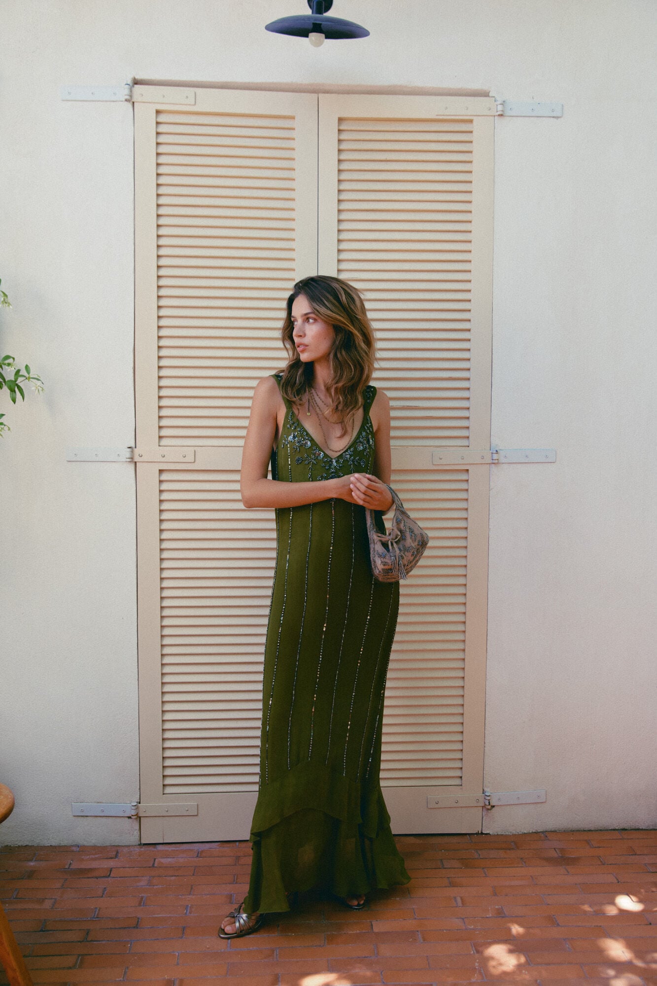 Hoss Intropia Aurore.Vestido abalorios