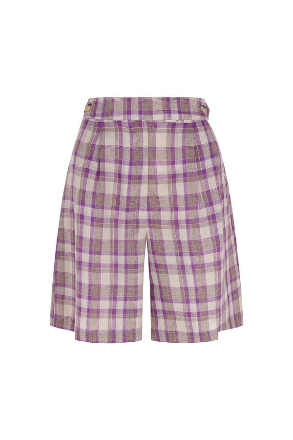 Hoss Intropia Bermuda estampada PECKY Roxo