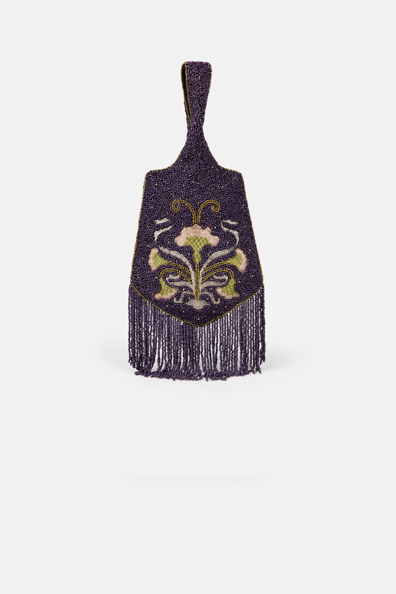 Hoss Intropia Nerea. Bolso Bordado con flecos