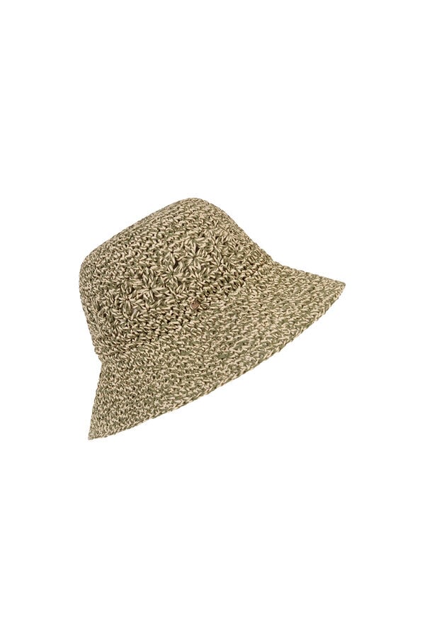 Hoss Intropia Larisa. chap&eacute;u bucket de r&aacute;fia Verde