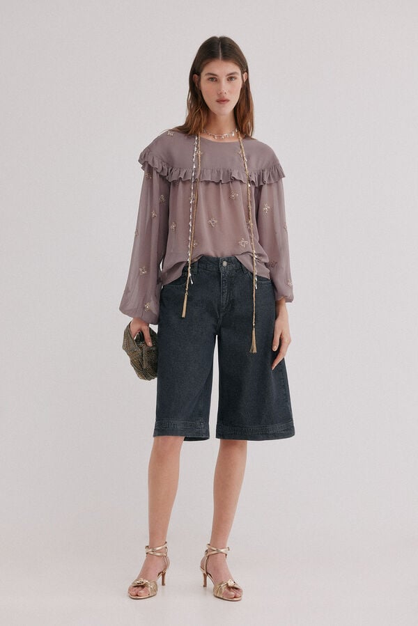 Hoss Intropia Babette. Bermudas denim Azul