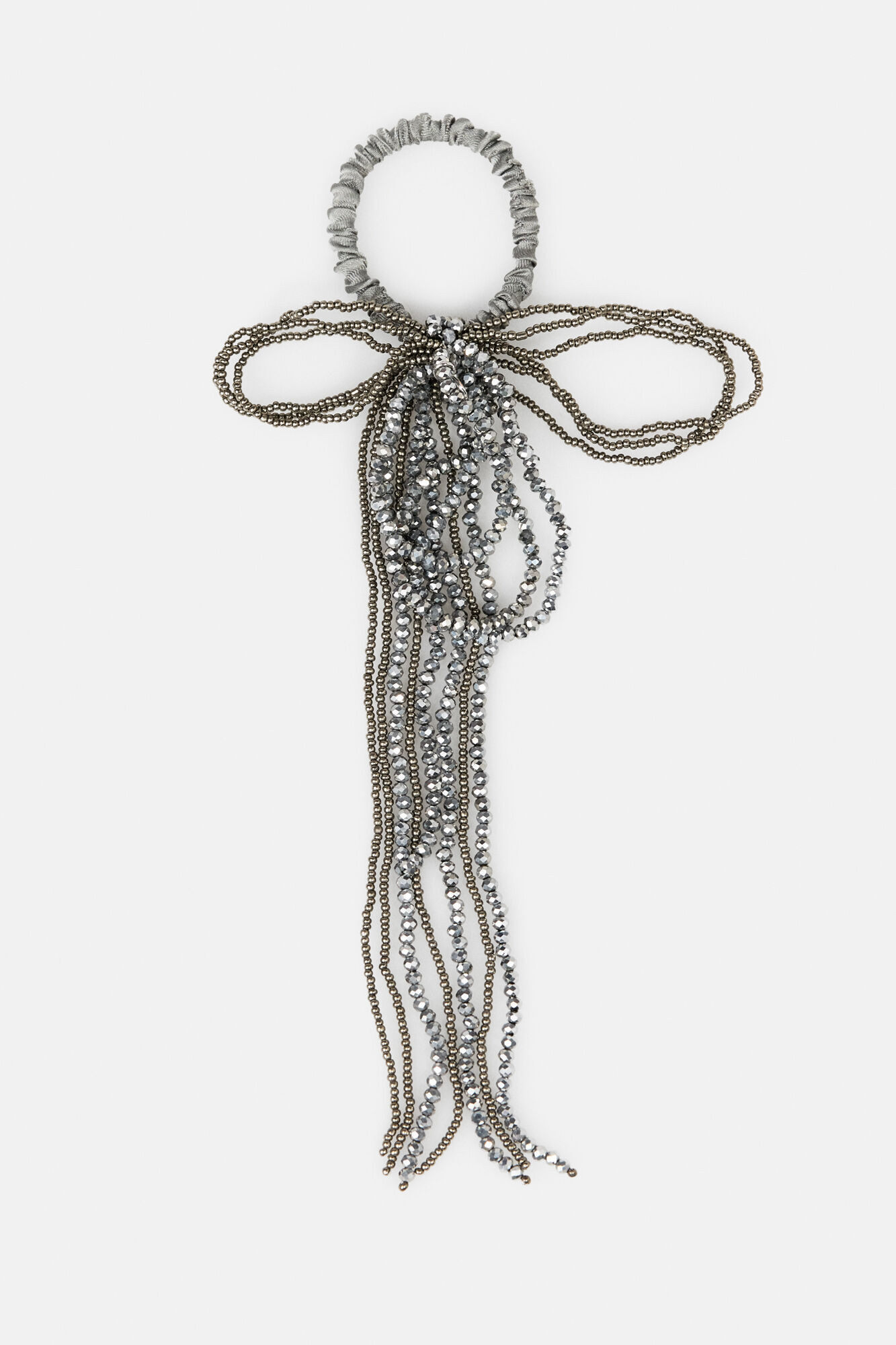 Hoss Intropia Leticia. Coletero plateado de beads
