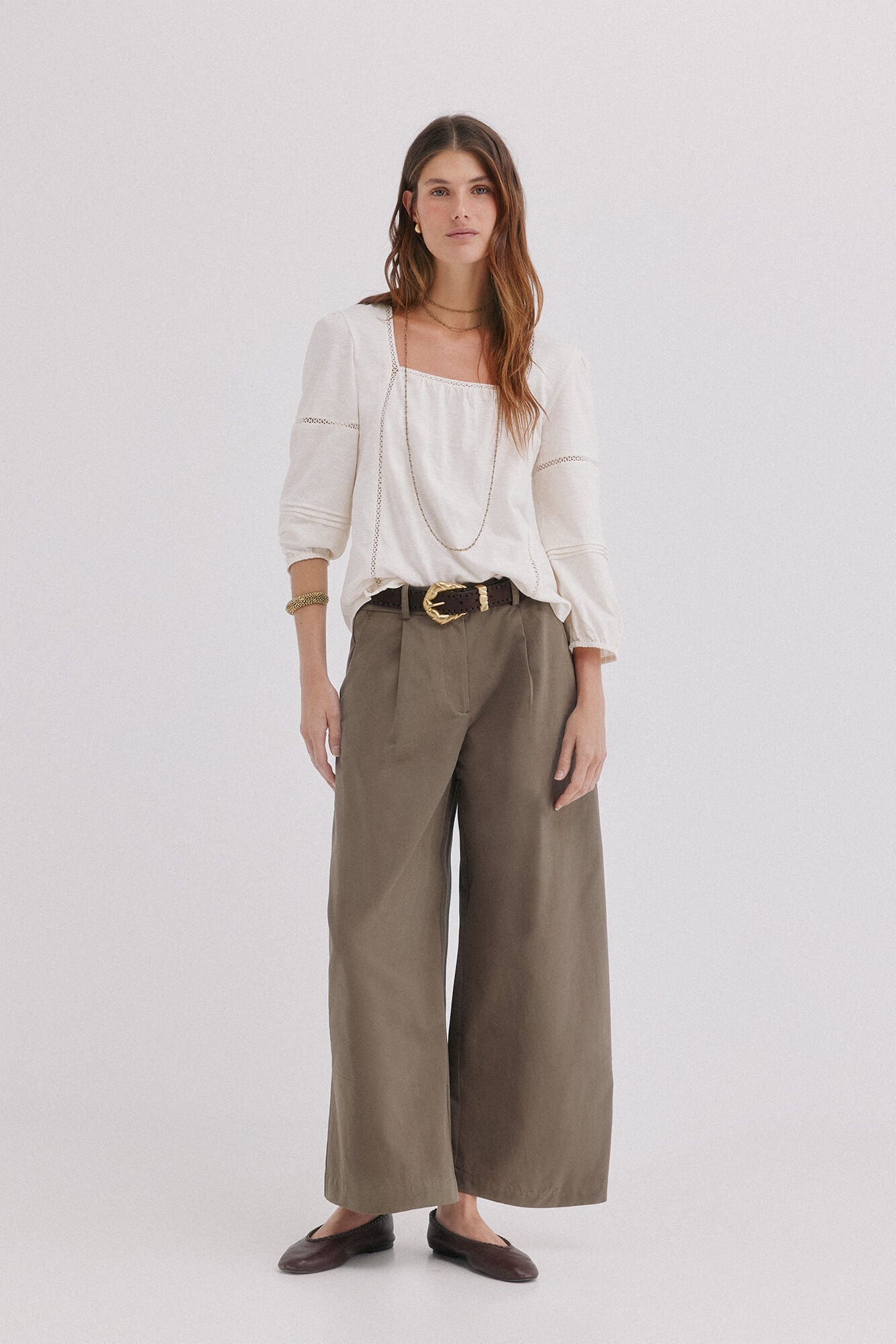 Hoss Intropia Miranda. Blusa rom&aacute;ntica