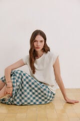 Hoss Intropia Momo. T-shirt lavada Beige
