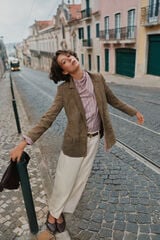 Hoss Intropia Cecile. Camisa len&ccedil;o Subiu