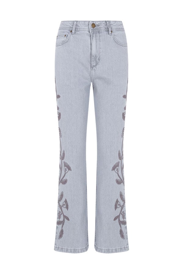 Hoss Intropia Bonnie. Vaqueros bootcut Gris