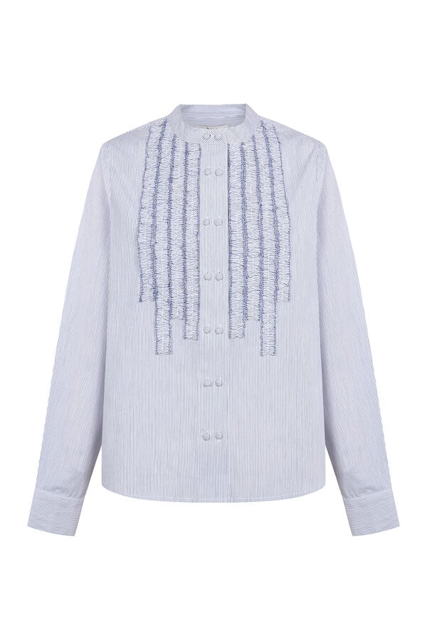 Hoss Intropia Carmen. Blusa manga larga Azul