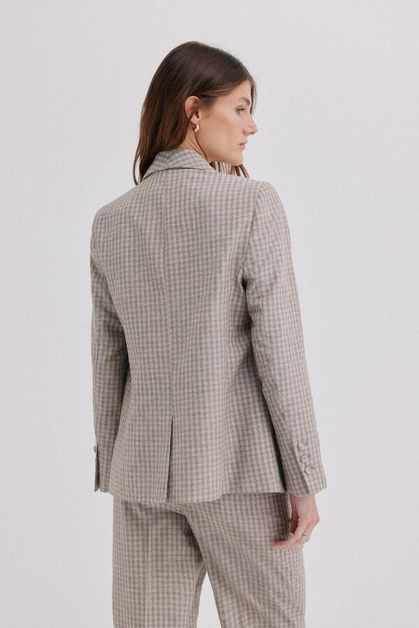 Hoss Intropia Eleanor. Blazer cruzada Marfil