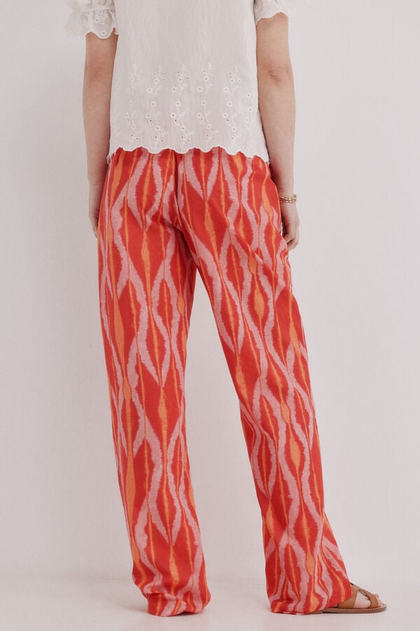 Hoss Intropia Perla. Cal&ccedil;as fluidas estampadas Multicolorido