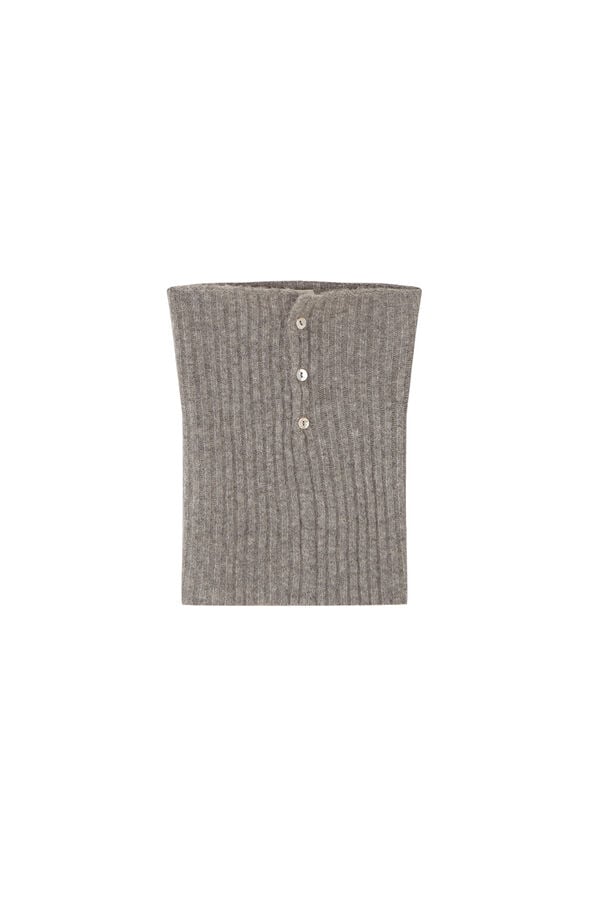 Hoss Intropia Liliana. Cuello de punto con botones Gris
